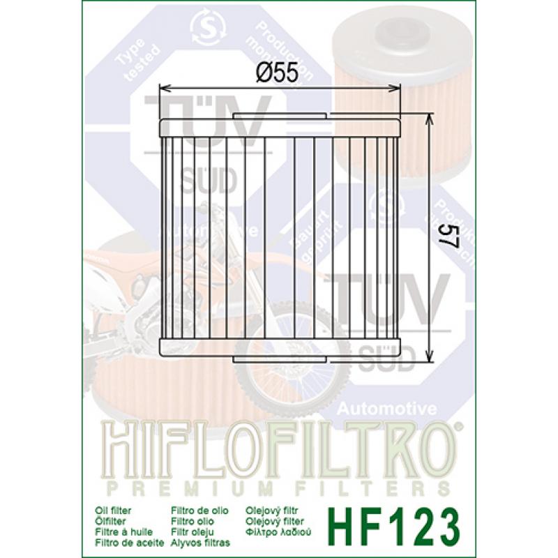 Фильтр масляный HF123